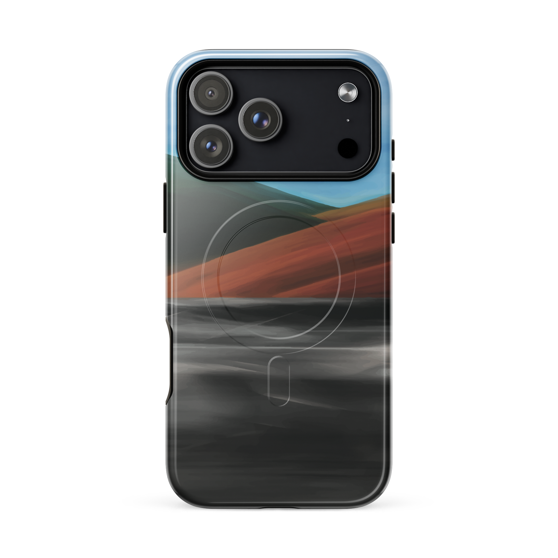 'Heat Wave' iPhone 17 Pro Max MagSafe tough phone case - protective glossy case NZ Australia