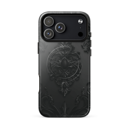 'Obsidian' iPhone 17 Pro Max MagSafe tough phone case - protective glossy case NZ Australia