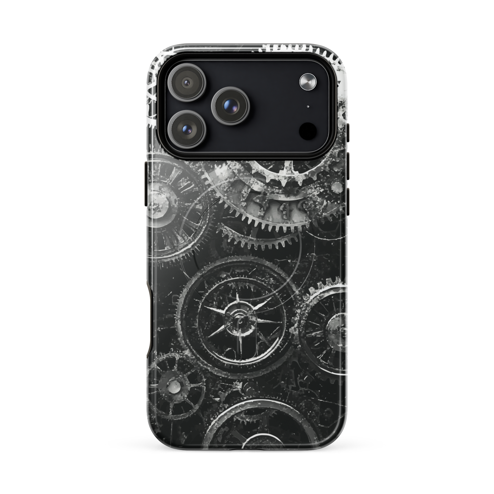 'Clockwork' iPhone 17 Pro Max MagSafe tough phone case - protective glossy case NZ Australia