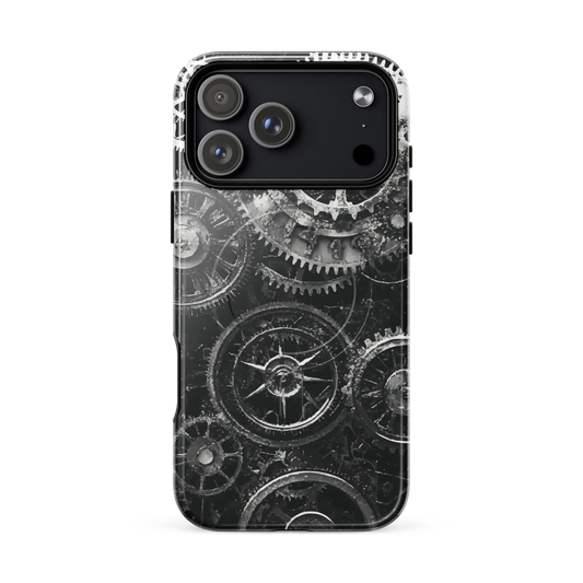 'Clockwork' iPhone 17 Pro Max MagSafe tough phone case - protective glossy case NZ Australia