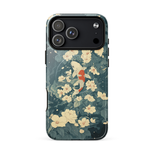 'Koi' iPhone 17 Pro Max MagSafe tough phone case - protective glossy case NZ Australia