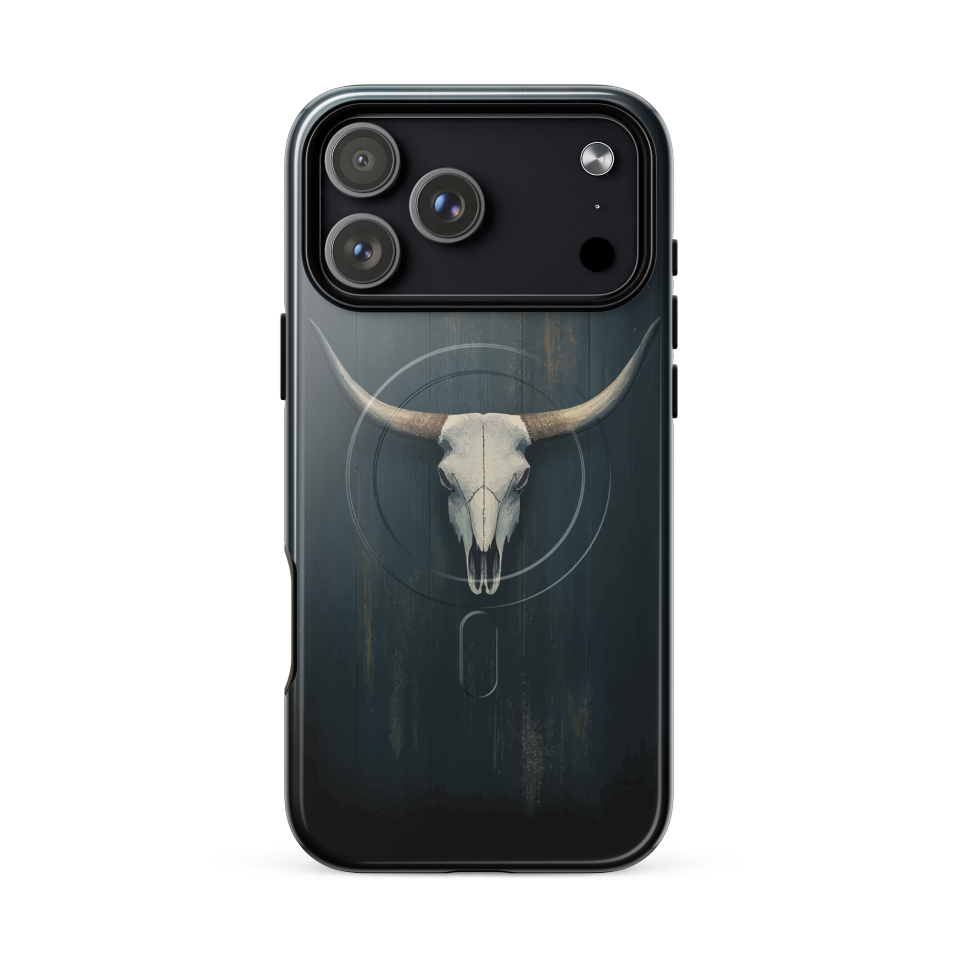 'Longhorn' iPhone 17 Pro Max MagSafe tough phone case - protective glossy case NZ Australia