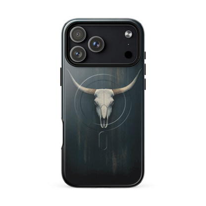 'Longhorn' iPhone 17 Pro Max MagSafe tough phone case - protective glossy case NZ Australia