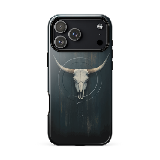 'Longhorn' iPhone 17 Pro Max MagSafe tough phone case - protective glossy case NZ Australia