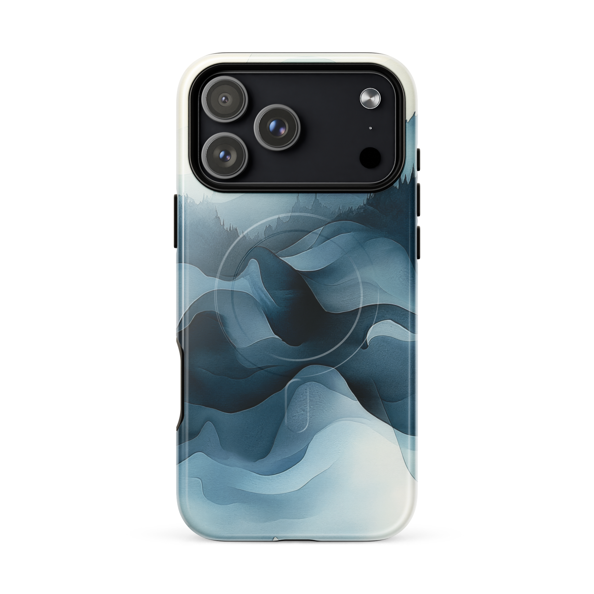 'Still Valleys' iPhone 17 Pro Max MagSafe tough phone case - protective glossy case NZ Australia