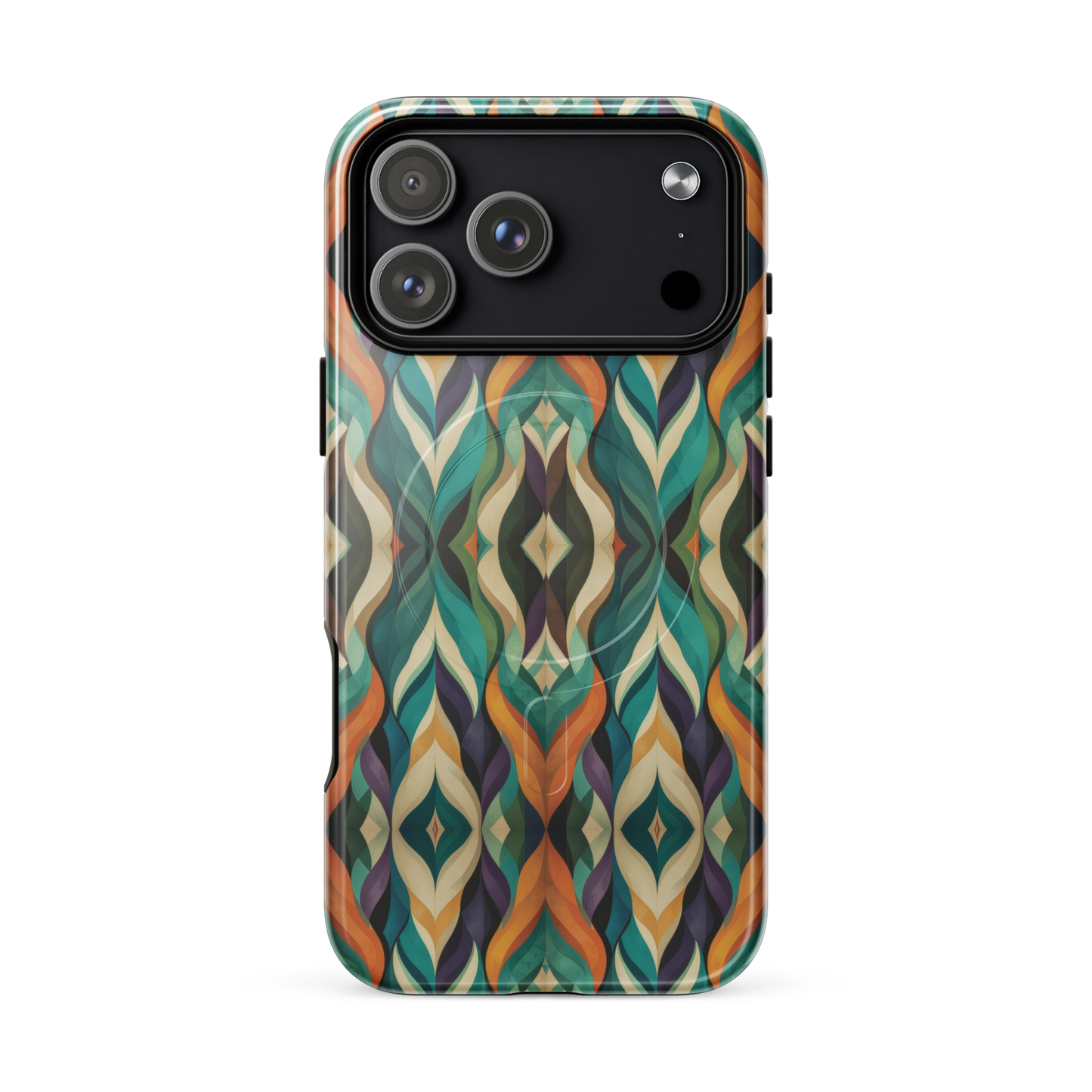'Rhythm' iPhone 17 Pro Max MagSafe tough phone case - protective glossy case NZ Australia