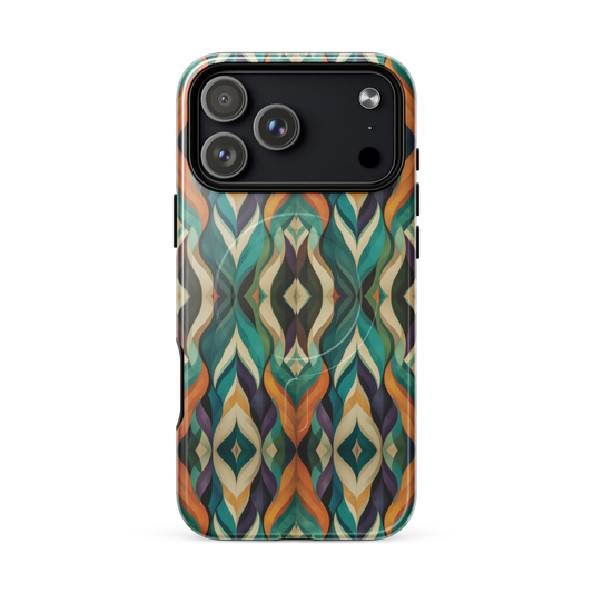 'Rhythm' iPhone 17 Pro Max MagSafe tough phone case - protective glossy case NZ Australia