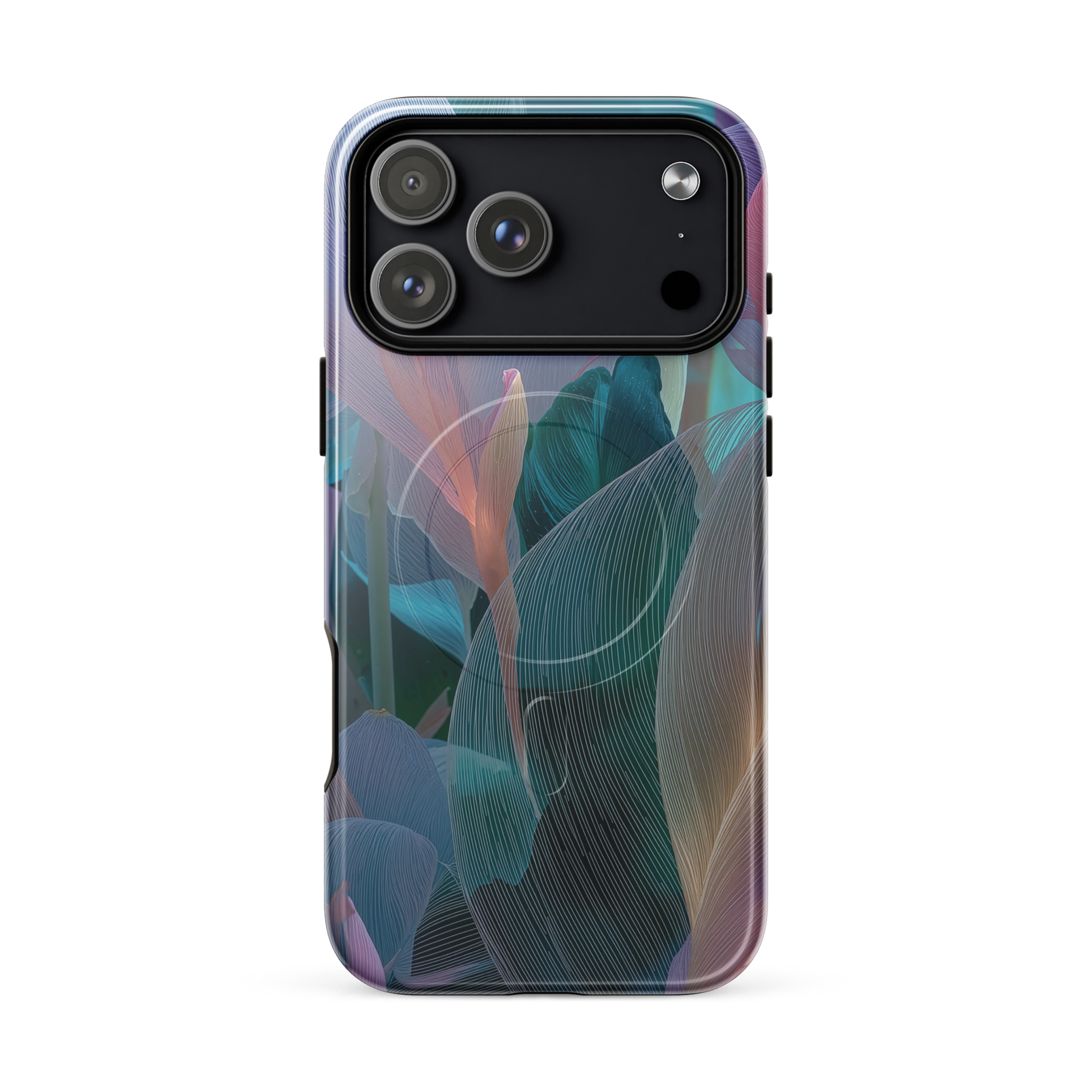 'Ethereal Blades' iPhone 17 Pro Max MagSafe tough phone case - protective glossy case NZ Australia