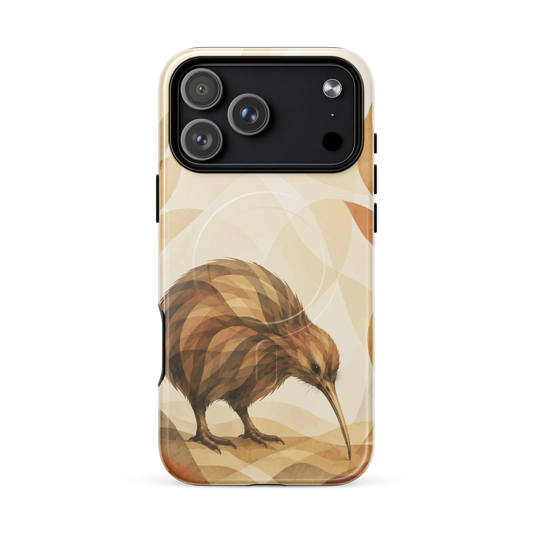 'Kiwi' iPhone 17 Pro Max MagSafe tough phone case - protective glossy case NZ Australia