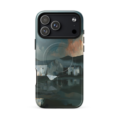'Evening Flight' iPhone 17 Pro Max MagSafe phone case - protective glossy case NZ Australia