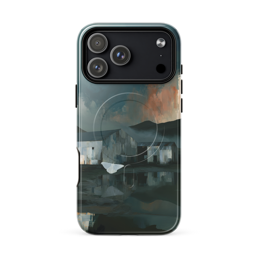 'Evening Flight' iPhone 17 Pro Max MagSafe phone case - protective glossy case NZ Australia