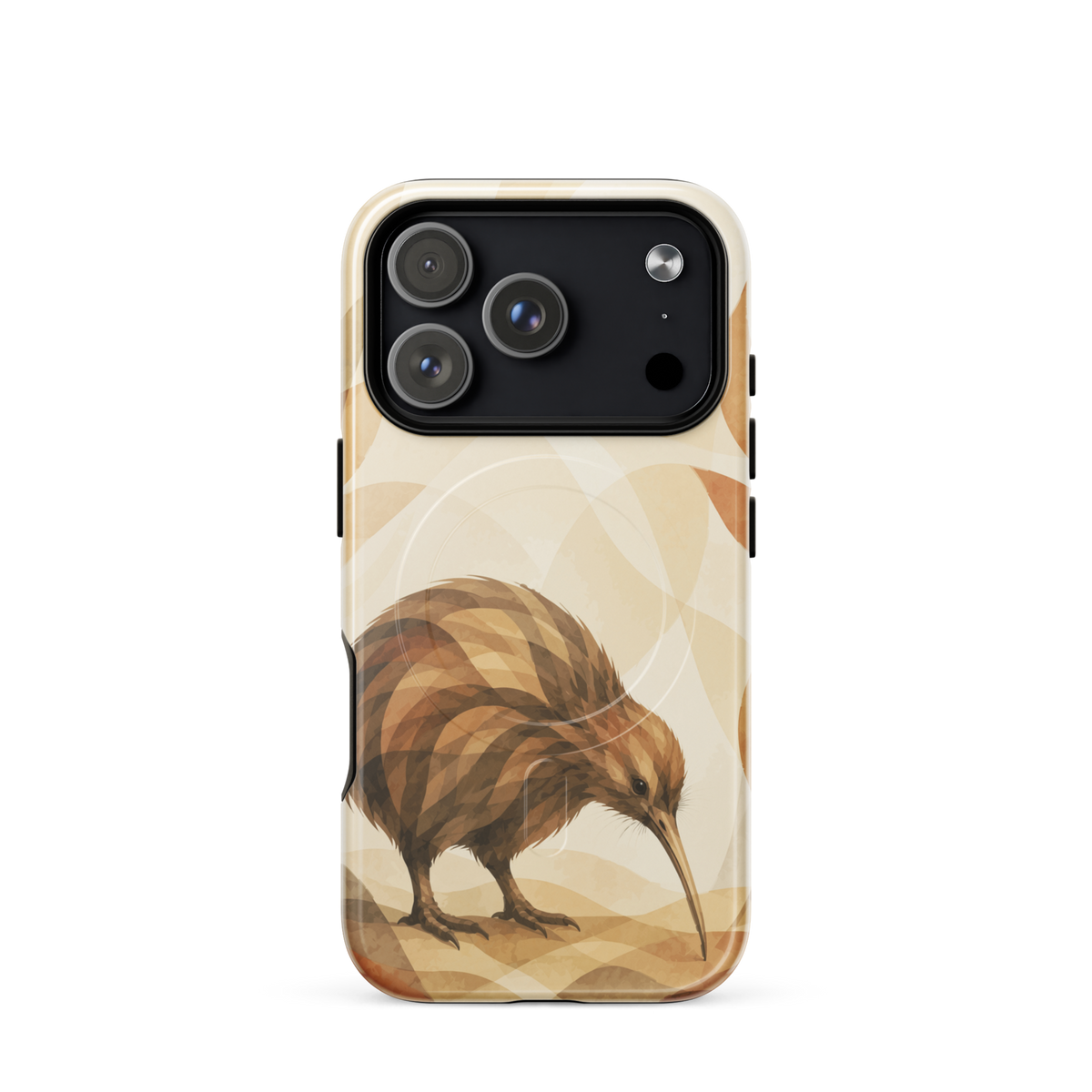 'Kiwi' iPhone 18 Pro MagSafe tough phone case - protective glossy case NZ Australia