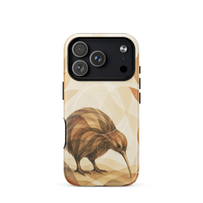 'Kiwi' iPhone 18 Pro MagSafe tough phone case - protective glossy case NZ Australia