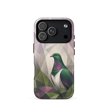 'Kereru' iPhone 18 Pro MagSafe tough phone case - protective glossy case NZ Australia
