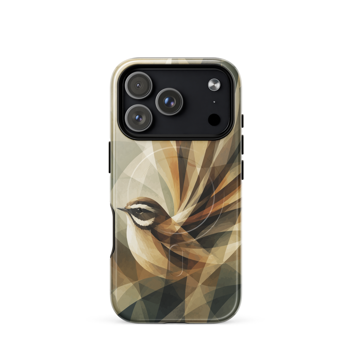 'Fantail' iPhone 18 Pro MagSafe tough phone case - protective glossy case NZ Australia