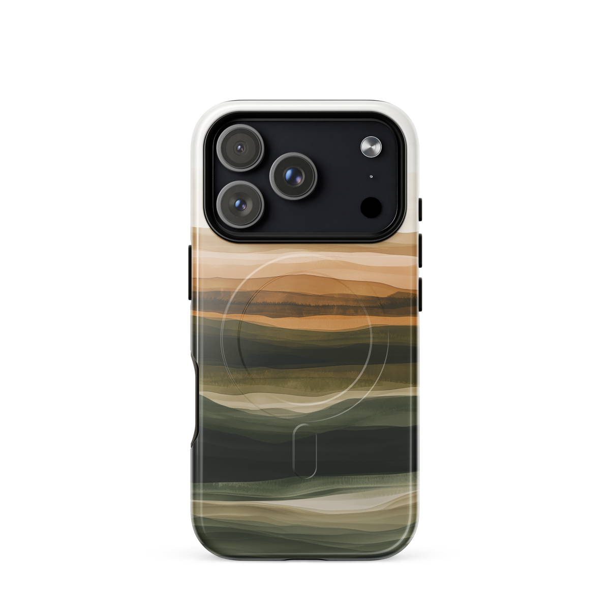 'Earth' iPhone 18 Pro MagSafe tough phone case - protective glossy case NZ Australia