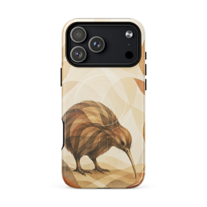 'Kiwi' iPhone 18 Pro Max MagSafe tough phone case - protective glossy case NZ Australia