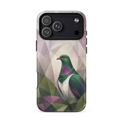 'Kereru' iPhone 18 Pro Max MagSafe tough phone case - protective glossy case NZ Australia