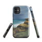 Castlepoint coastal phone case with cliffs, ocean and sky. New Zealand landscape art by designer Ben Hart.