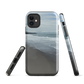 Phone case with a scenic photo of Riversdale Beach and ocean waves.
