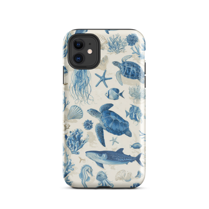 Ocean sketchbook phone case | Coastal marine design NZ