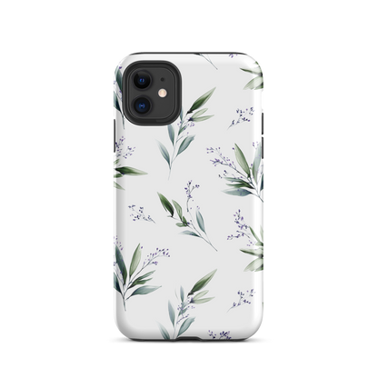 Botanical sprigs phone case | Minimal botanical design NZ