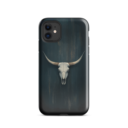 'Longhorn' iPhone 11 tough phone case - protective glossy case NZ Australia
