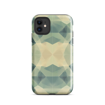 'Symmetry' iPhone 11 tough phone case - protective glossy case NZ Australia