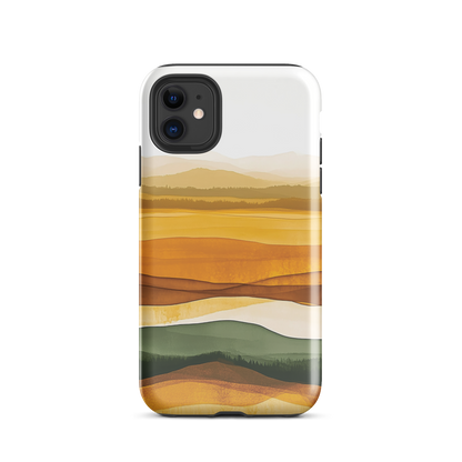'Autumn' iPhone 11 tough phone case - protective glossy case NZ Australia