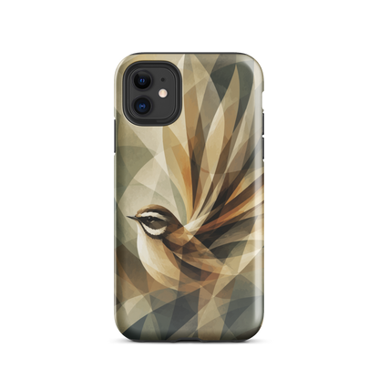 'Fantail' iPhone 11 tough phone case - protective glossy case NZ Australia