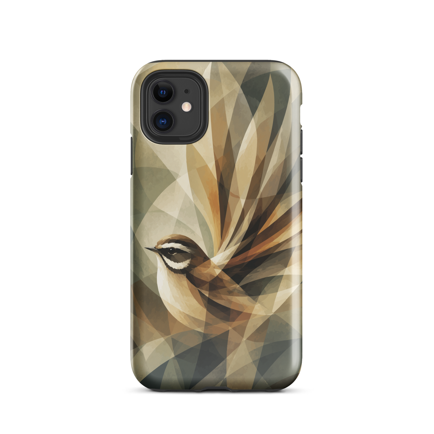 'Fantail' iPhone 11 tough phone case - protective glossy case NZ Australia