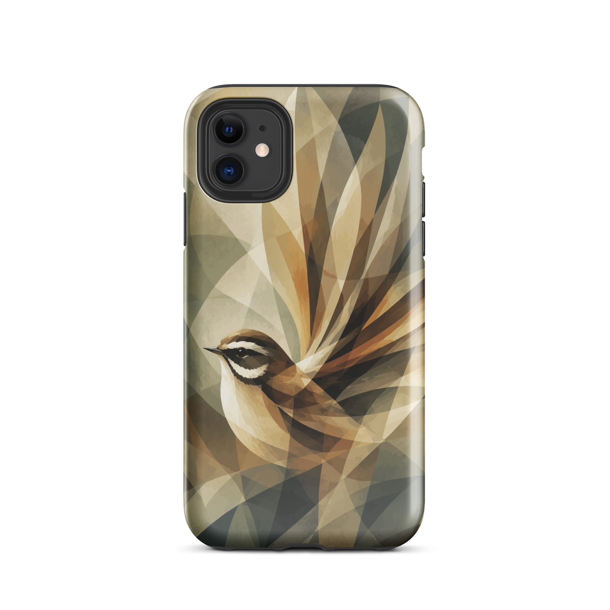 'Fantail' iPhone 11 tough phone case - protective glossy case NZ Australia