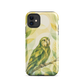 'Kākāpō' iPhone 11 tough phone case - protective glossy case NZ Australia