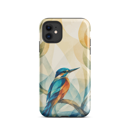 'Kōtare' iPhone 11 tough phone case - protective glossy case NZ Australia