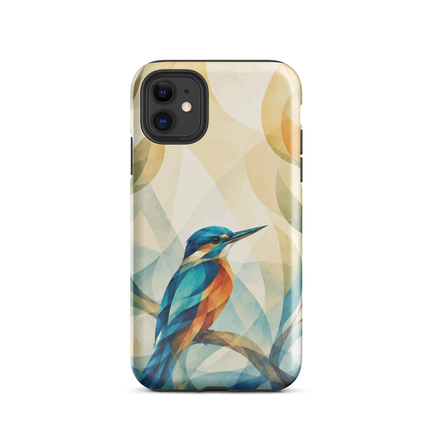 'Kōtare' iPhone 11 tough phone case - protective glossy case NZ Australia