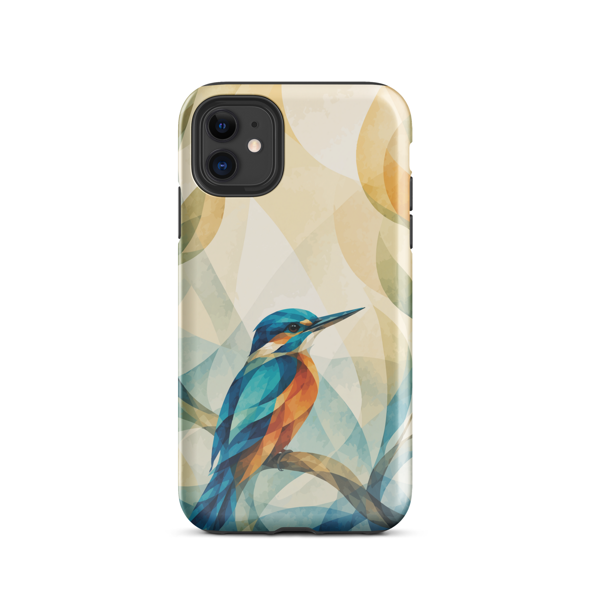 'Kōtare' iPhone 11 tough phone case - protective glossy case NZ Australia