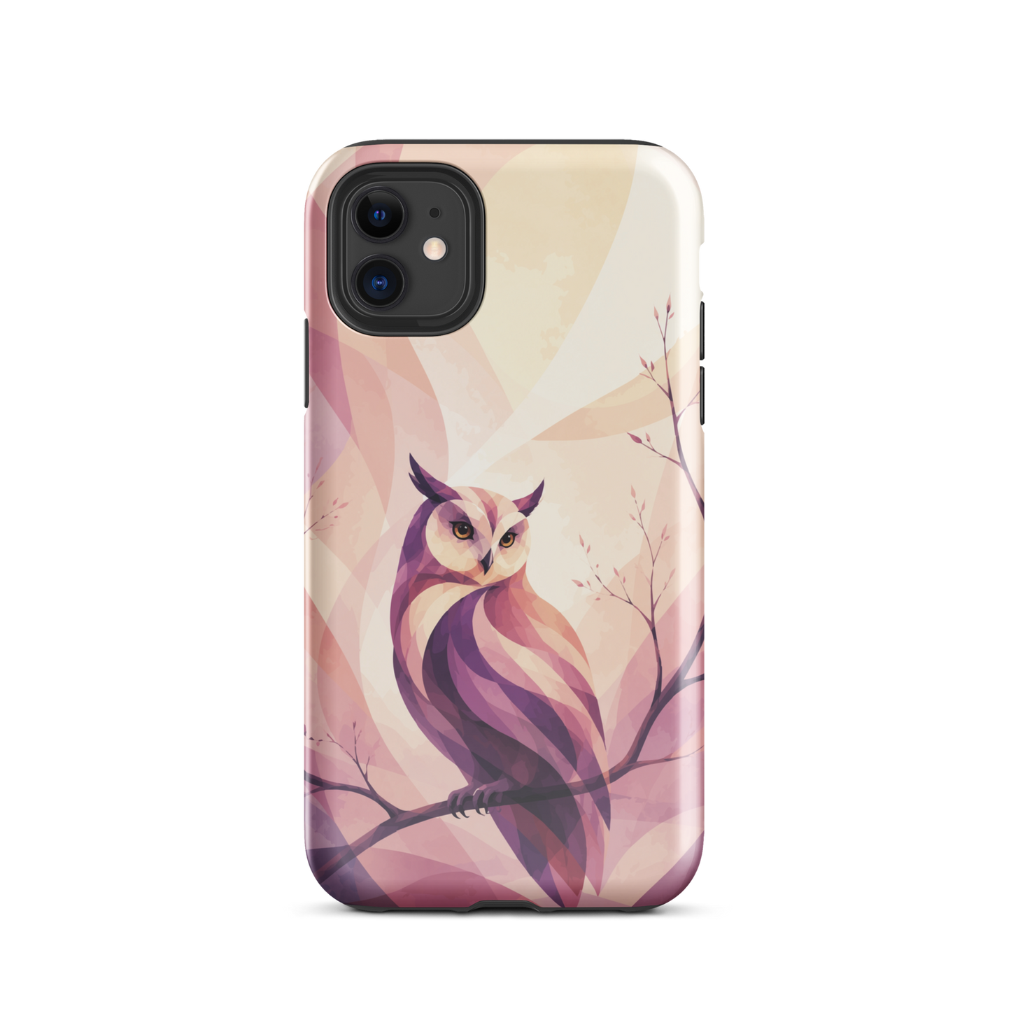 'Ruru' iPhone 11 tough phone case - protective glossy case NZ Australia