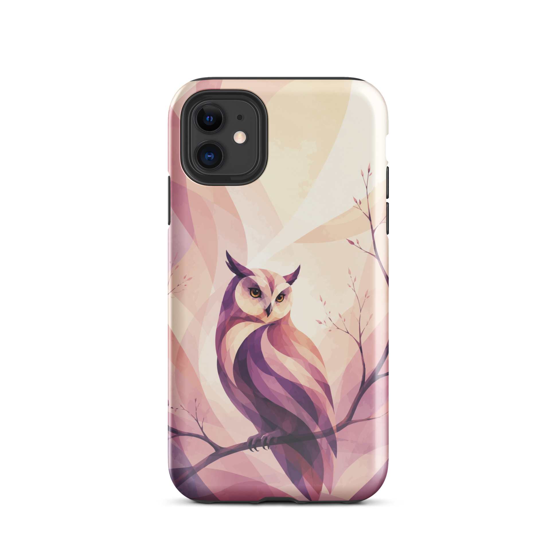 'Ruru' iPhone 11 tough phone case - protective glossy case NZ Australia