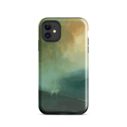 'Acid Rain' iPhone 11 tough phone case - protective glossy case NZ Australia