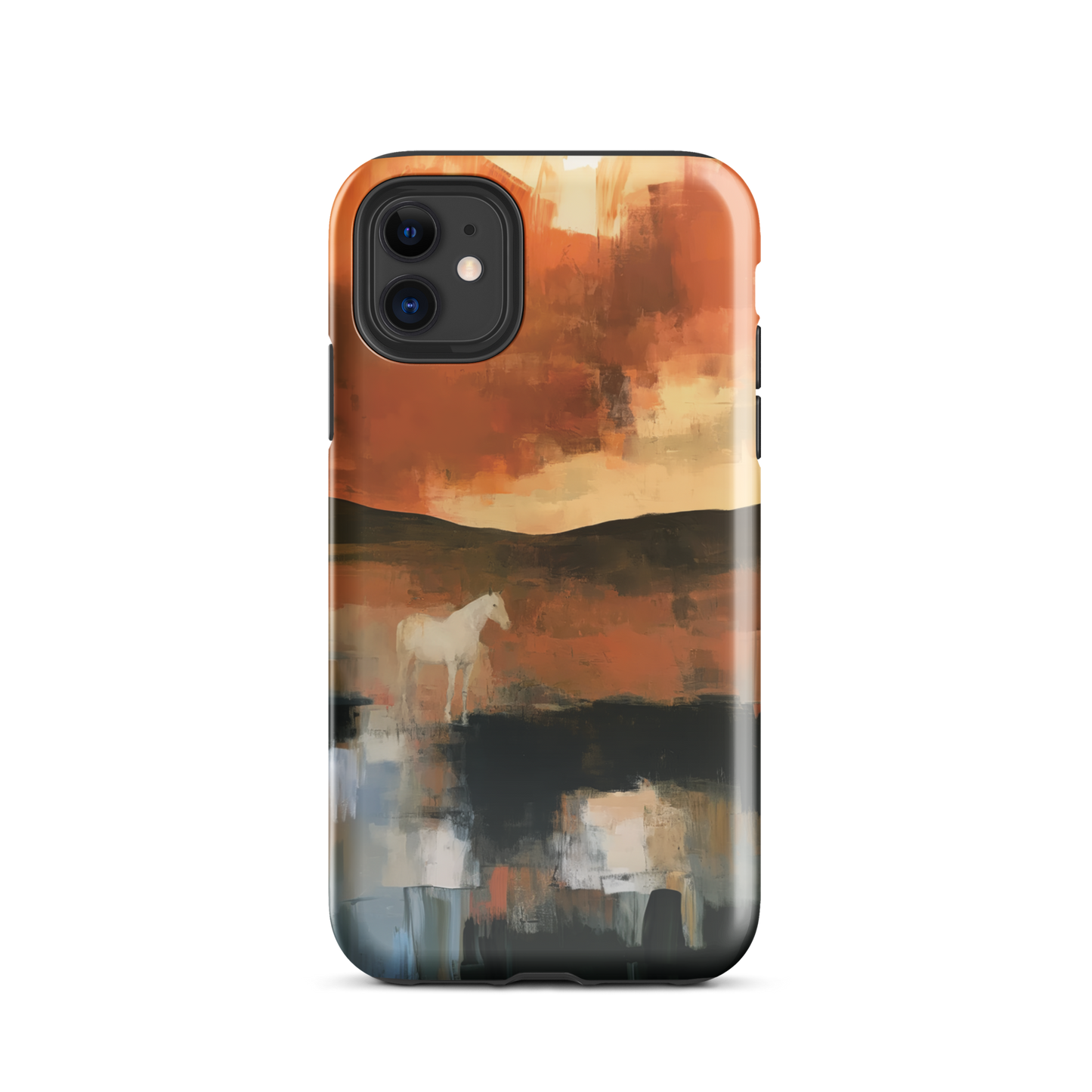 'Ember Fields' iPhone 11 tough phone case - protective glossy case NZ Australia