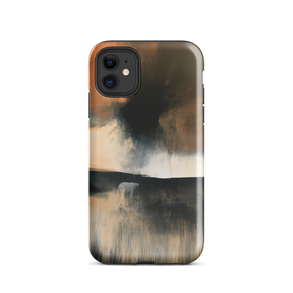 'Black Star' iPhone 11 tough phone case - protective glossy case NZ Australia