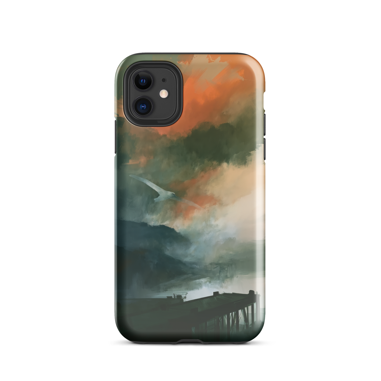 'Harbour' iPhone 11 tough phone case - protective glossy case NZ Australia