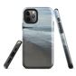 Phone case with a scenic photo of Riversdale Beach and ocean waves.