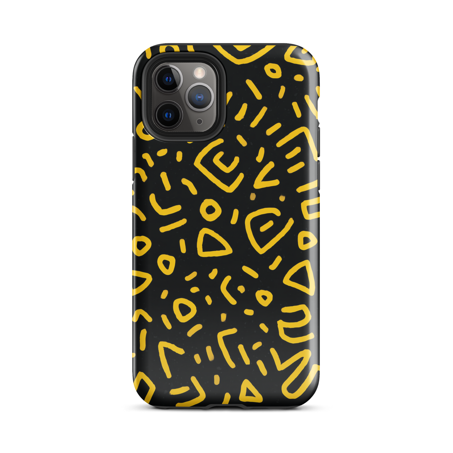 Retro scribbles phone case | Bold retro design NZ