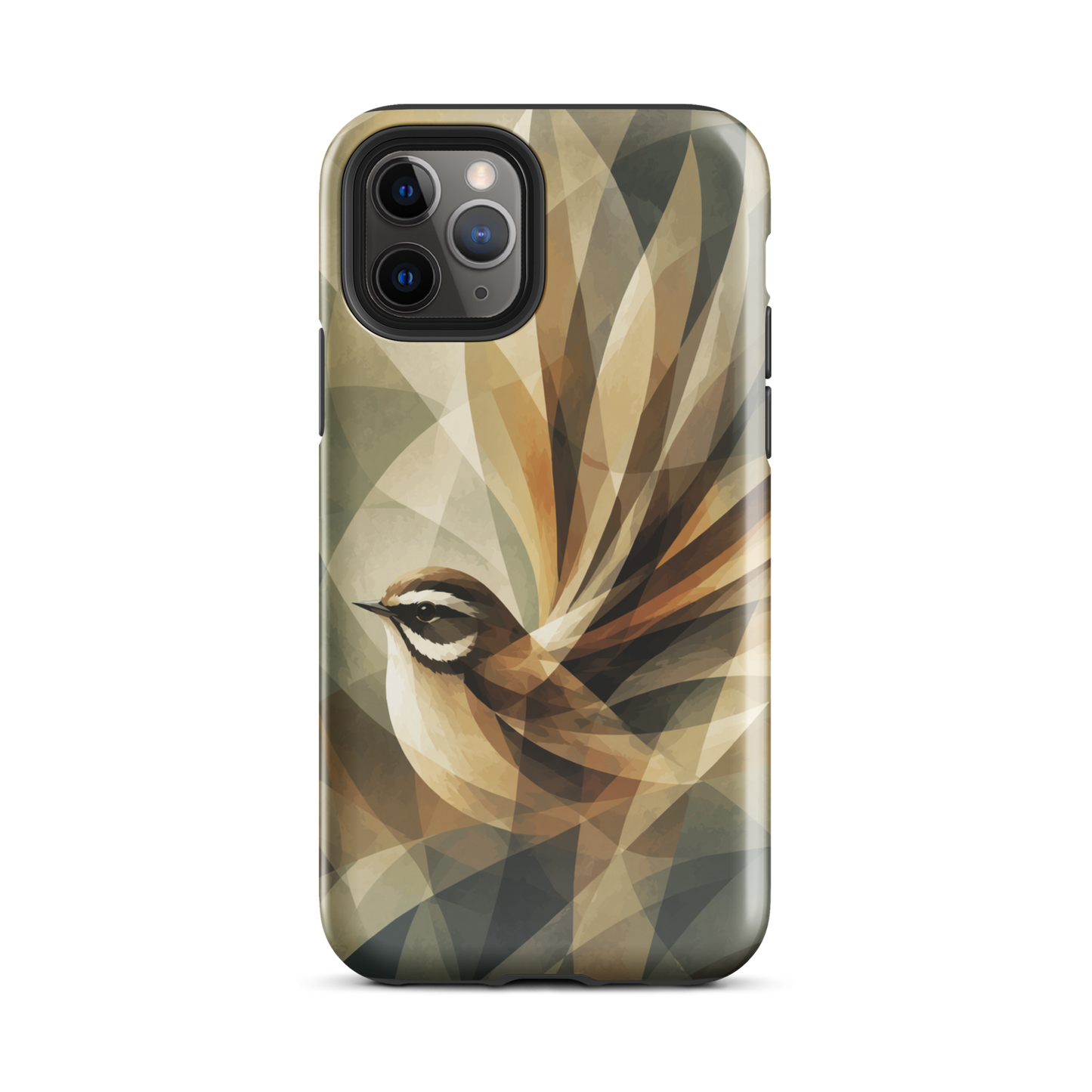 'Fantail' iPhone 11 Pro tough phone case - protective glossy case NZ Australia