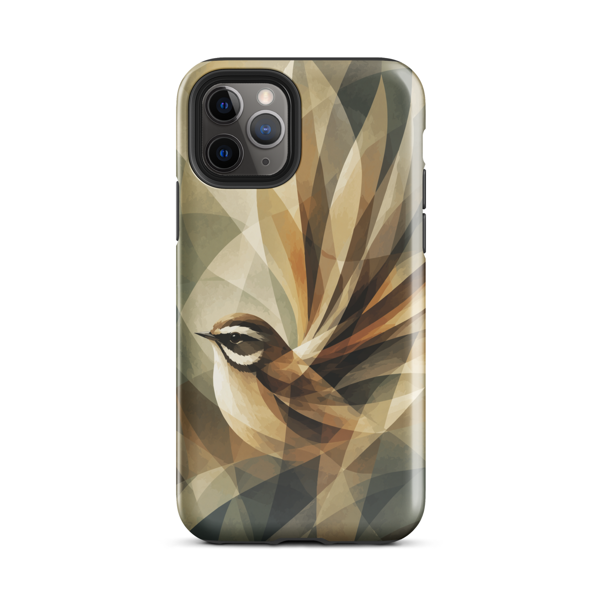 'Fantail' iPhone 11 Pro tough phone case - protective glossy case NZ Australia