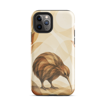 'Kiwi' iPhone 11 Pro tough phone case - protective glossy case NZ Australia