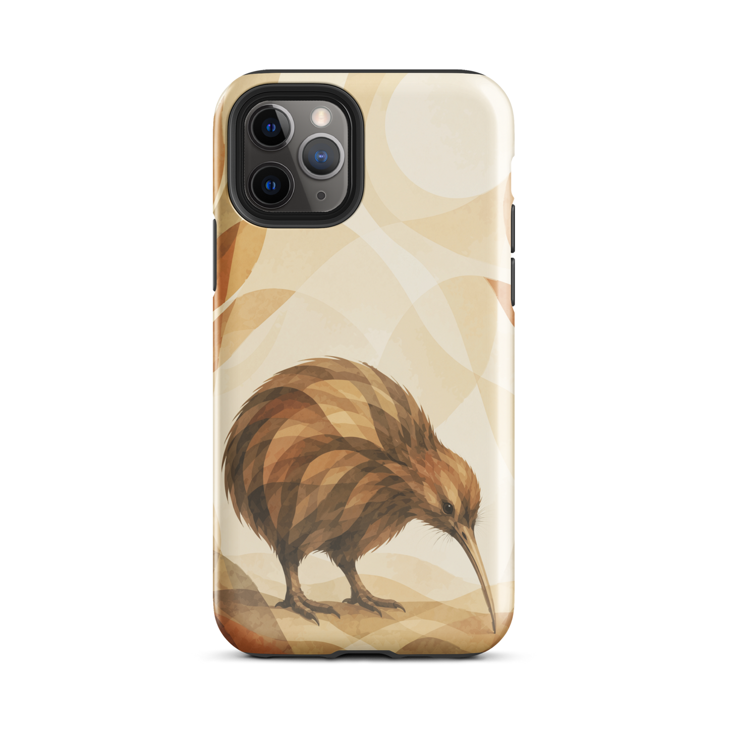 'Kiwi' iPhone 11 Pro tough phone case - protective glossy case NZ Australia