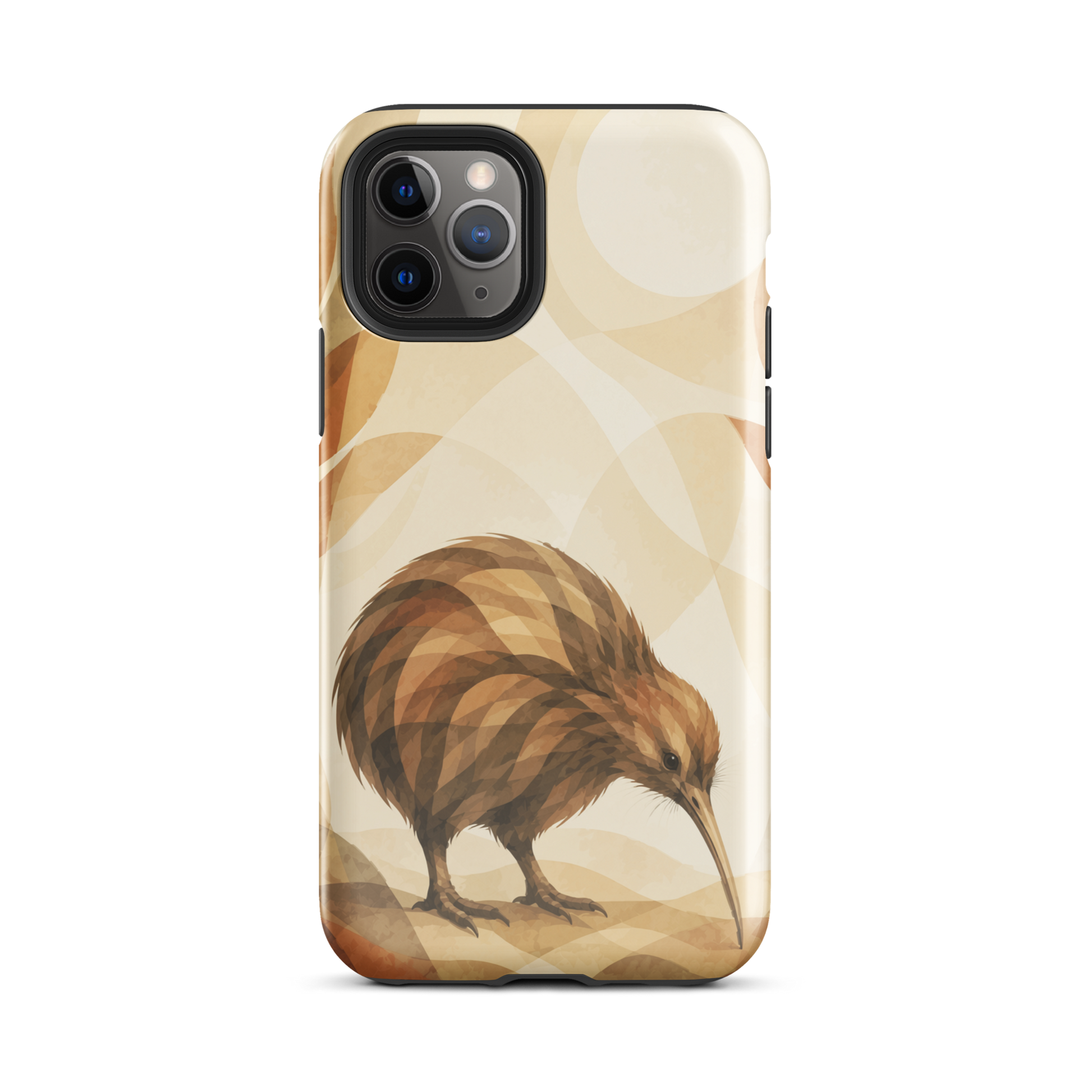 'Kiwi' iPhone 11 Pro tough phone case - protective glossy case NZ Australia