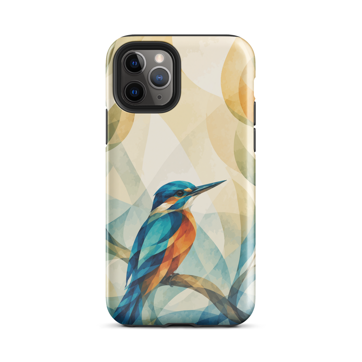 'Kōtare' iPhone 11 Pro tough phone case - protective glossy case NZ Australia